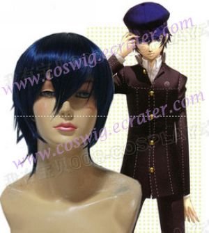 Persona Cosplay dark blue Wig