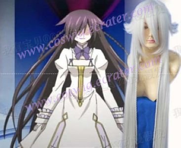 NEW COSPLAY wig Pandora Heart white Alice Under Taker