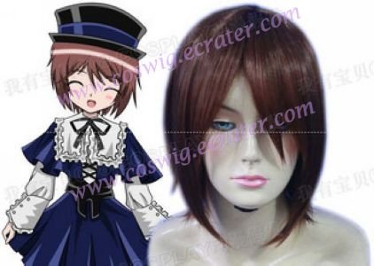 Rozen Maiden Lapislazuli Stern Cosplay brown wig