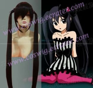 K-on! Nakano Azusa wig BLACK