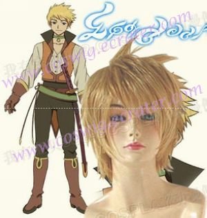 Tales of the Abyss Guy Cecil Blond Cosplay Wig