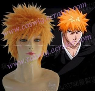 Bleach Kurosaki Ichigo Bankai wig (orange)