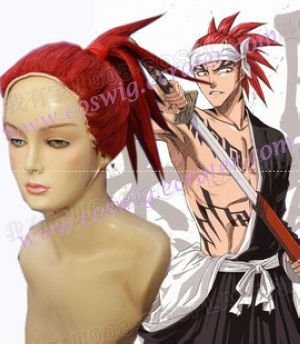 Bleach Abarai Renji cosplay wig