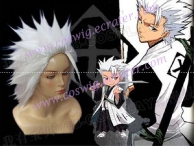 Bleach 10th Division Captain Toushiro Hitsugaya cosplay wig