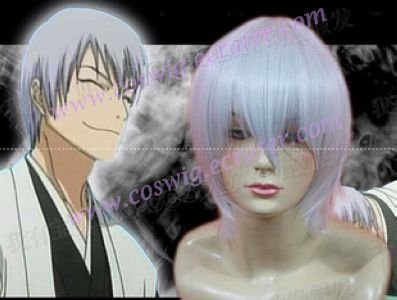 Bleach III 3rd Division Ichimaru Gin Cosplay Wig- Free shipping