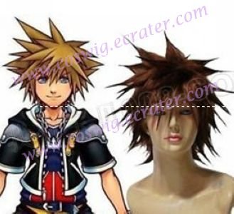 Kingdom Hearts Sora cosplay wig