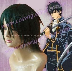 gintama Okita Sougo Nylon Cosplay Wig