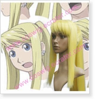 Fullmetal Alchemist Brotherhood Winry Rockbell Halloween Cosplay wig