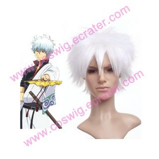 Gintama- Sakata Gintoki Nylon Halloween Cosplay wig