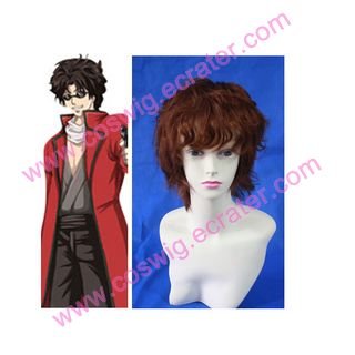 Gintama Tatsuma Sakamoto Halloween Cosplay wig