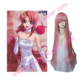Gundam Seed Destiny Lacus Clyne Halloween Cosplay wig