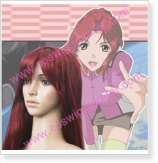 Gundam Seed Fllay Allster Halloween Cosplay wig