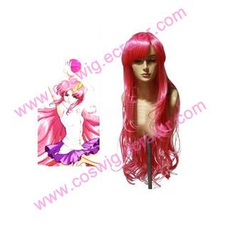 Gundam Seed Lacus Halloween Cosplay wig