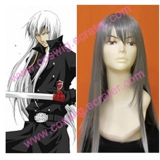Reborn FSuperbi Squalo Silver Halloween Cosplay Wig