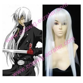 Reborn Superbi Squalo White Halloween Cosplay Wig