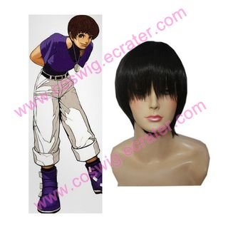 King of Fighter 97 Chris Halloween Cosplay Wig