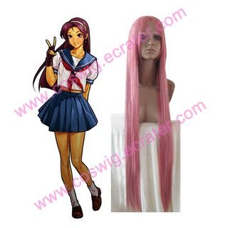 King of Fighter Athena Asamiya Halloween Cosplay Wig