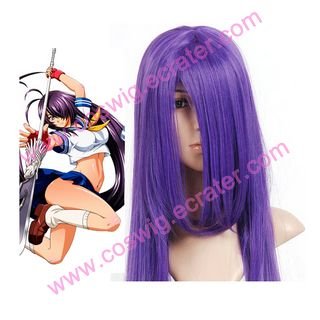 Kingdom of Warriors Battle Vixens purple Halloween Cosplay Wig