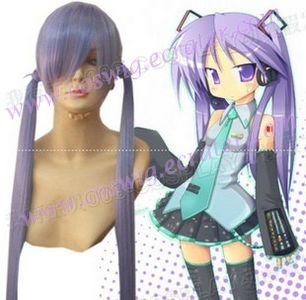 Lucky star Hiiragi Kagami Halloween Cosplay Wig
