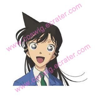 Detective Conan Mouri Ran Halloween Cosplay Wig