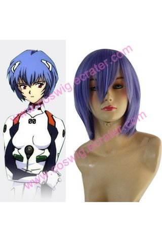 EVA Rei Ayanami Halloween Cosplay Wig
