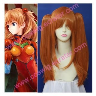 Neon Genesis Evangelion Asuka Plugsuit Halloween Cosplay Wig