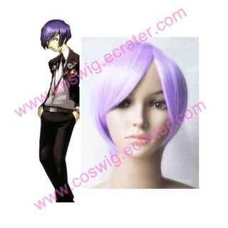 Persona3 purple Halloween Cosplay Wig
