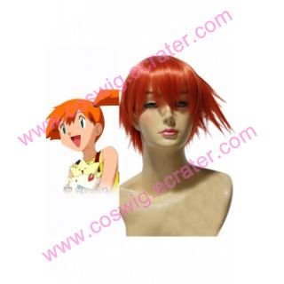 Pokémon Misty Halloween Cosplay Wig
