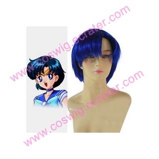 Sailor Moon Sailor Merkur Halloween Cosplay Wig