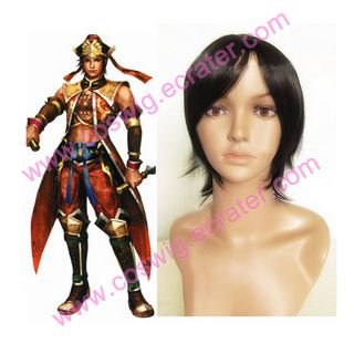 Dynasty Warriors 4 Lu Xun Halloween Cosplay Wig