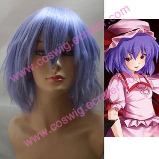 Touhou Project Remilia Scarlet Halloween Cosplay Wig