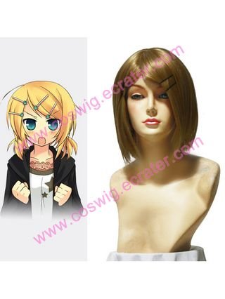 Vocaloid Kagamine Rin Halloween Cosplay Wig
