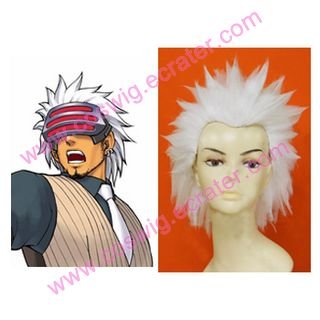 Ace Attorney Phoenix Wright Godot Commission Halloween Cosplay Wig