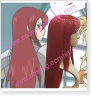 Fairy Tail Erza Scarlet Halloween Cosplay Wig