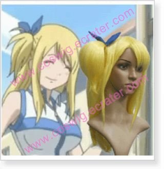 Fairy Tail Lucy Heartfilia Halloween Cosplay Wig