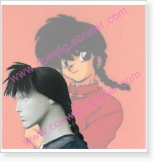 Ranma 12 Boy Part Saotome Halloween Cosplay Wig