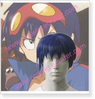 Gurren Lagann Simon Halloween Cosplay Wig