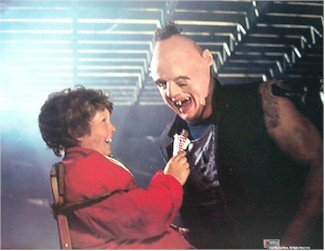 RARE 1985 ORIGINAL Vintage Goonies Chunk Sloth Baby Ruth Promo Poster!!