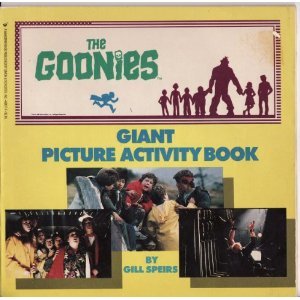 VERY RARE VINTAGE The Goonies Giant Picture Activity Book by Gill Speirs from 1985!
