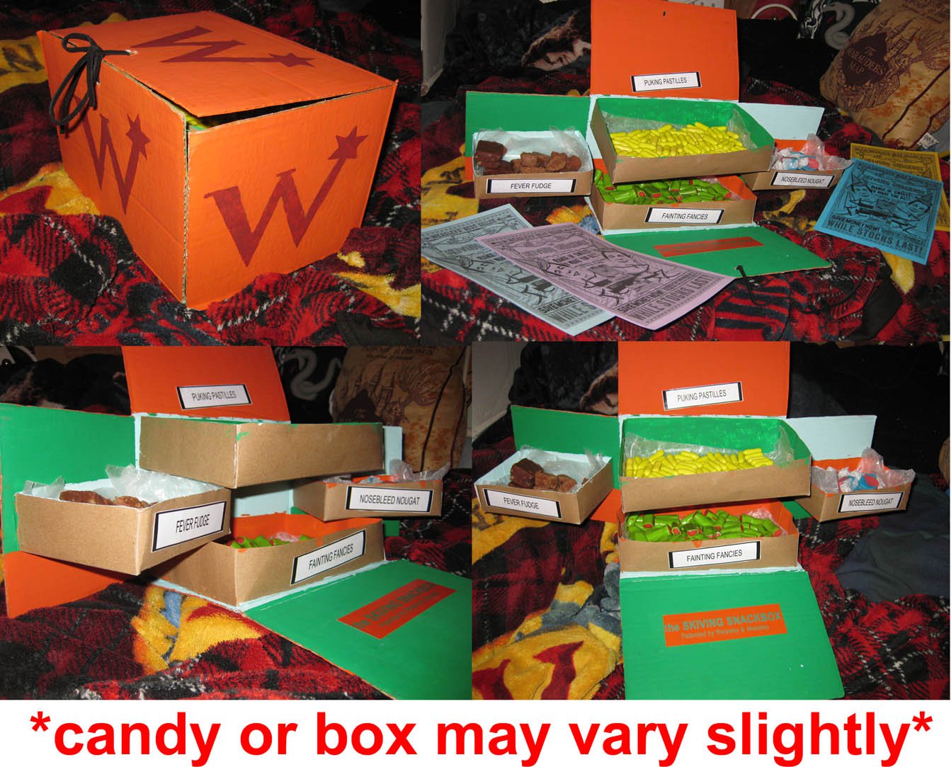 Harry Potter Weasleys' Wizard Wheezes Skiving Snackbox! Film accurate