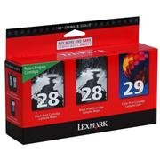 NEW GENUINE Lexmark 28 28 29 Tri-Pack Ink Cartridges