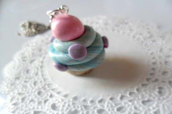 Katy Perry Themed Cupcake Necklace