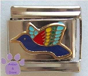 Colorful hummingbird in flight Italian Charm