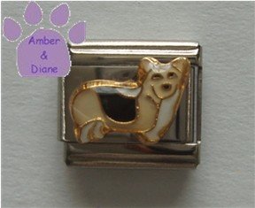 Corgi Dog Italian Charm
