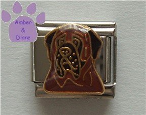 Mastiff Dog Italian Charm