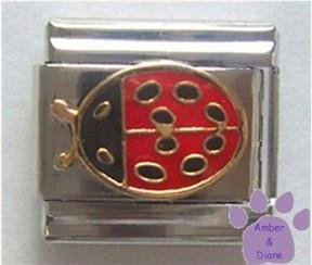 Ladybug Italian Charm ** very detailed ** Lady Bug