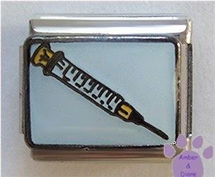 Syringe with Graduated Measurements Italian Charm
