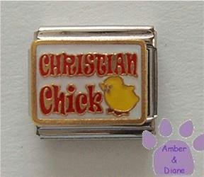 CHRISTIAN Chick Italian Charm with Yellow Chick