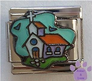 Pretty Church Italian Charm * Lovely Tranquil Scene *
