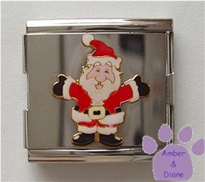 Santa Claus Italian Charm Megalink